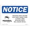 Signmission OSHA Notice Sign, 5" Height, 7" Width, Rotating Shaft Hazard Keep Body Sign With Symbol, Landscape OS-NS-D-57-L-18132 - alternate 1